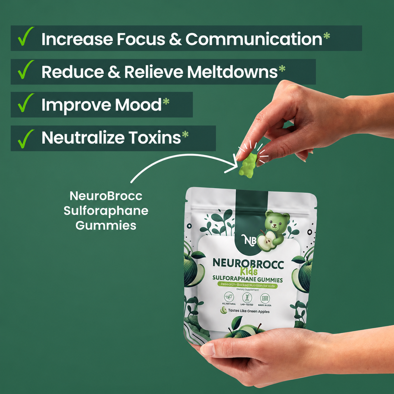 NeuroBrocc Gummies for Kids
