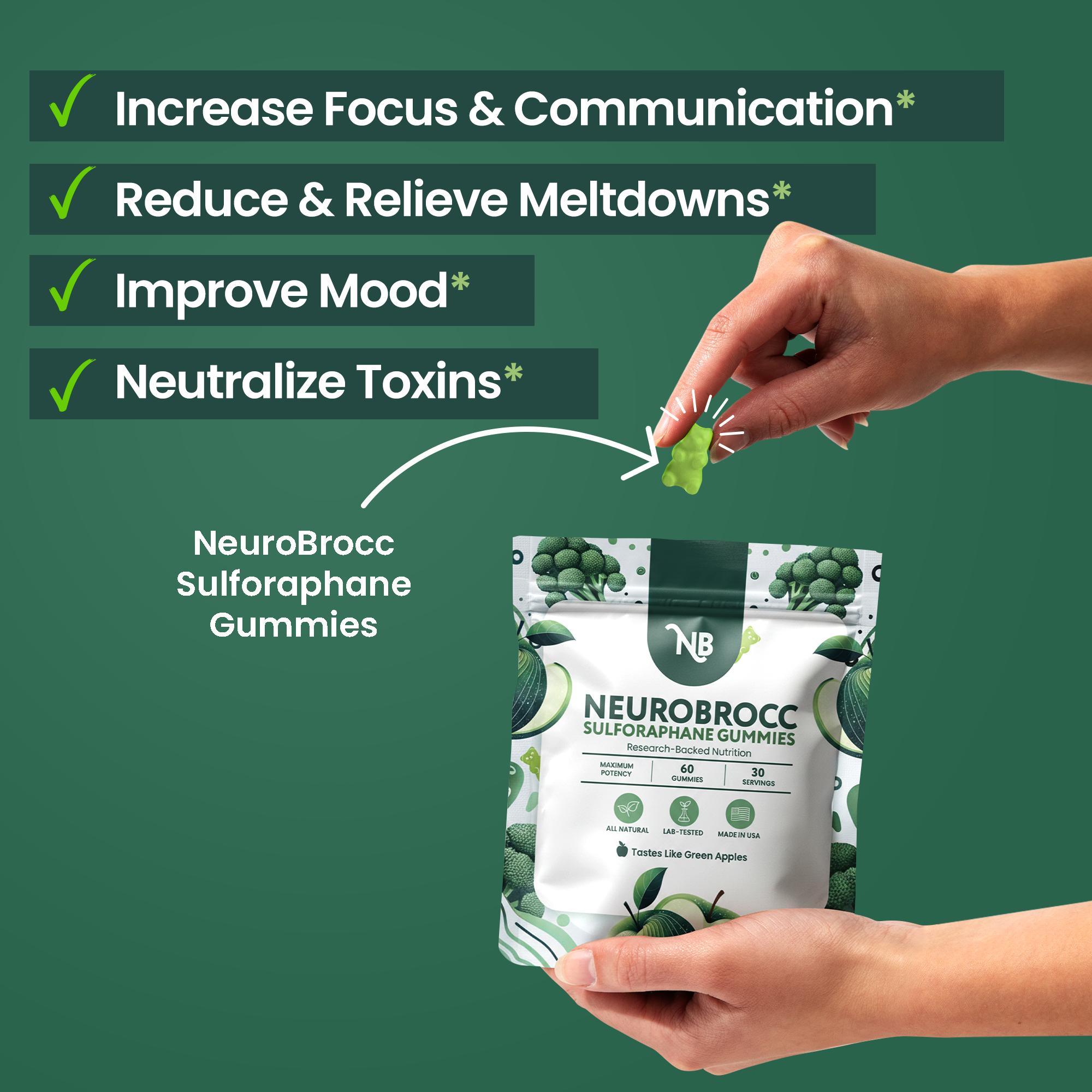 NeuroBrocc Gummies for Kids